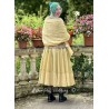 skirt 22253 PIRJO Ecru hard voile and embroidered fishnet Ewa i Walla - 7