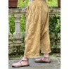 pantalon Dragon Embroidered Garcon in Marigold Magnolia Pearl - 10