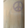 T-shirt Peace Applique in Marigold Magnolia Pearl - 7