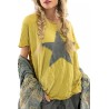 T-shirt Star Applique in Los Angeles Magnolia Pearl - 10