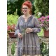 tunic 44946 VANESSA Dim grey organdie Ewa i Walla - 2