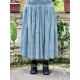 skirt 22257 SMILLA Storm blue embroidered fishnet Ewa i Walla - 8