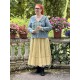 skirt 22253 PIRJO Ecru hard voile and embroidered fishnet Ewa i Walla - 13