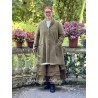 coat 66758 MARIE Olive boiled wool Ewa i Walla - 5