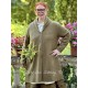 veste longue 66758 MARIE laine bouillie Olive Ewa i Walla - 2