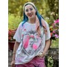 T-shirt Frida Corazon llameante in True Magnolia Pearl - 2