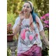 T-shirt Frida Corazon llameante in True Magnolia Pearl - 3