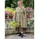 coat 66764 JIMENA Dark ecru striped linen Ewa i Walla - 1