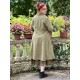 coat 66764 JIMENA Dark ecru striped linen Ewa i Walla - 5