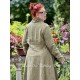 coat 66764 JIMENA Dark ecru striped linen Ewa i Walla - 6