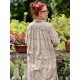 robe Cordelia in Kalamkari Magnolia Pearl - 6