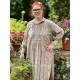 shirt-dress Cordelia in Kalamkari Magnolia Pearl - 2