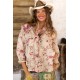 chemise Kelly Western in Rossetti Magnolia Pearl - 1