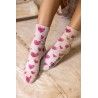 socks Heart Printed MP in Sketch Love Magnolia Pearl - 6