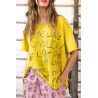 T-shirt Love Amor in Electric Sunflower Magnolia Pearl - 6