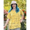 T-shirt Love Amor in Electric Sunflower Magnolia Pearl - 1