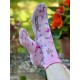 chaussettes Skate Boos in Azalea Dip Dye Magnolia Pearl - 1