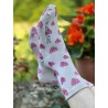 chaussettes Heart Printed MP in Sketch Love Magnolia Pearl - 3