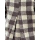 jacket AZALEE Large checks wooly cotton Les Ours - 20