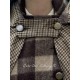 cape HOYA Houndstooth wooly cotton Les Ours - 22