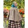 cape HOYA Houndstooth wooly cotton Les Ours - 14