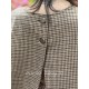 vest CHARLY Houndstooth wooly cotton Les Ours - 27