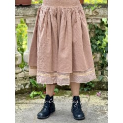 skirt LOUISON Gingham cotton and Macaroon organza Les Ours - 1