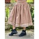 skirt LOUISON Gingham cotton and Macaroon organza Les Ours - 2