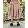 skirt LOUISON Gingham cotton and Macaroon organza Les Ours - 3