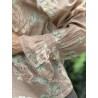 blouse OEILLET Macaroon with pink flowers cotton voile Les Ours - 27