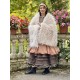 cape LAMA Pale pink faux fur Les Ours - 4