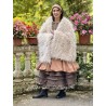 cape LAMA Pale pink faux fur Les Ours - 4