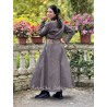 dress ALLIUM Black linen Les Ours - 12