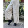 pantalon GUS lin Damier Les Ours - 2