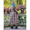 coat COSMOS Large checks wooly cotton Les Ours - 13