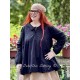 short tunic CHICORE Black cotton Les Ours - 8