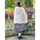 cape LAMA Pale pink faux fur Les Ours - 11