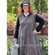 dress ASTER Black linen Les Ours - 4