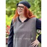 dress ASTER Black linen Les Ours - 5