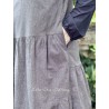 dress ASTER Black linen Les Ours - 25