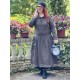 dress BERGAMOTE Black linen Les Ours - 2