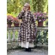 coat COSMOS Large checks wooly cotton Les Ours - 1