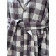 coat COSMOS Large checks wooly cotton Les Ours - 30