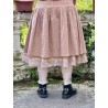 skirt LOUISON Gingham cotton and Macaroon organza Les Ours - 11