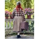 dress GERANIUM Large checks and Houndstooth woolly cotton Les Ours - 5