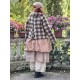 jacket AZALEE Large checks wooly cotton Les Ours - 14