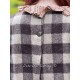 vest CHARLY Large checks wooly cotton Les Ours - 22