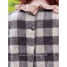 vest CHARLY Large checks wooly cotton Les Ours - 22