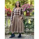 dress GERANIUM Large checks and Houndstooth woolly cotton Les Ours - 10