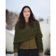 jacket 66759 VIKTORIA Olive boiled wool Ewa i Walla - 12